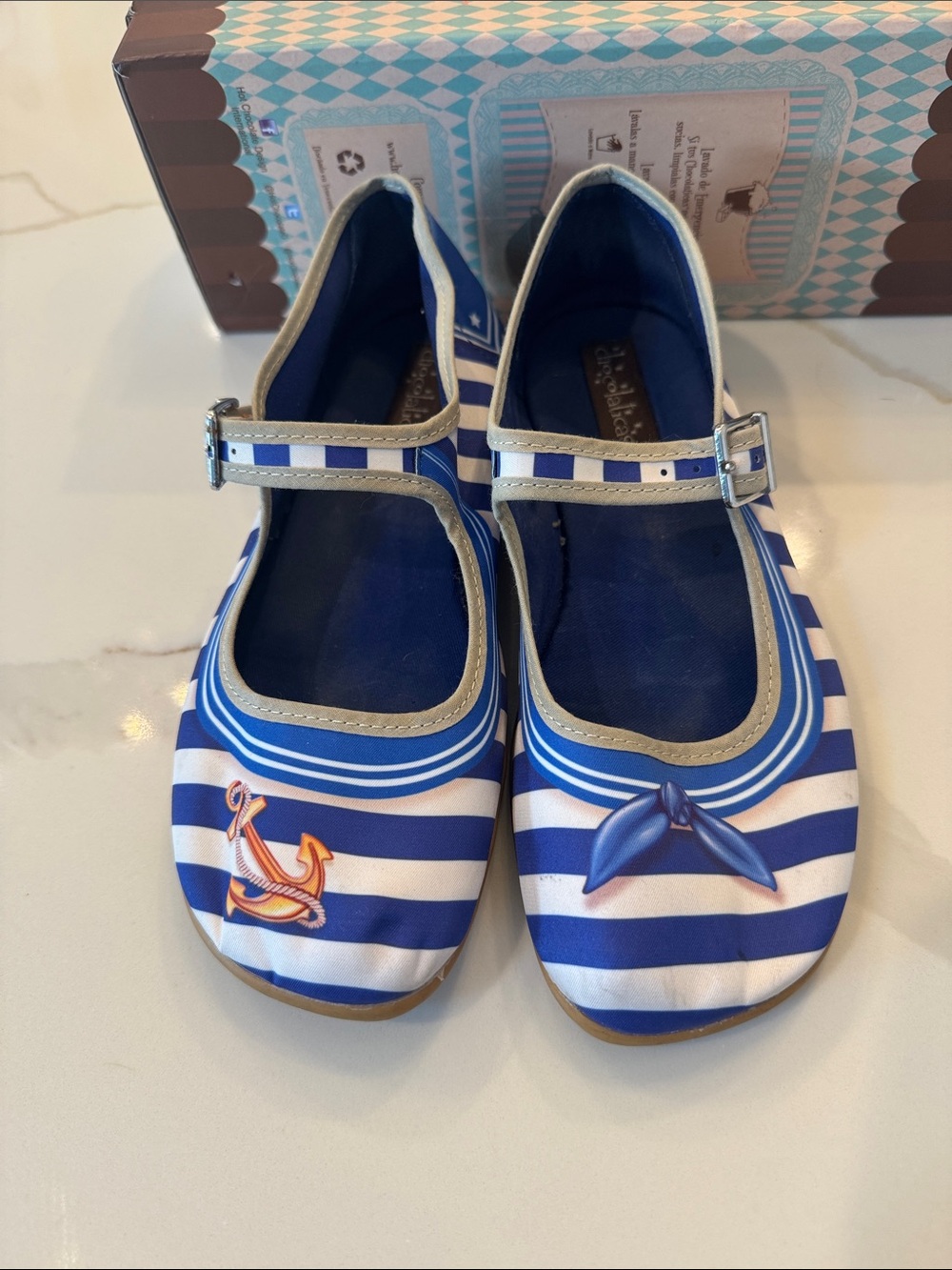 Hot Chocolate Design Chocolaticas Sailor Mary Jane Shoes US 6 EU 36 + Box